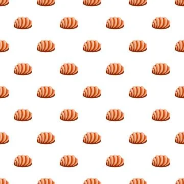 Sweet dessert pattern background with chocolate candy pastries Stock Illustration
