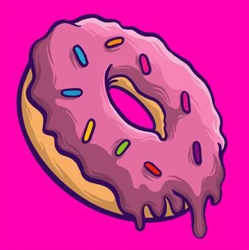 SWEET DONUT Stock Illustration