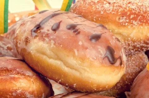 Sweet doughnuts Stock Photos