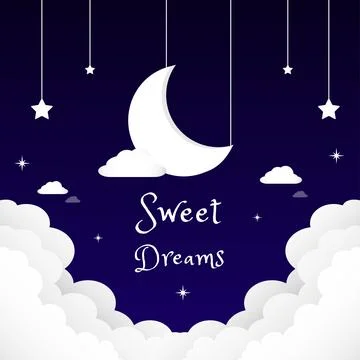 Sweet dreams Illustrazione stock