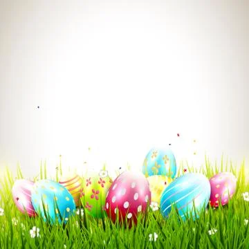 Sweet Easter background Illustrazione stock