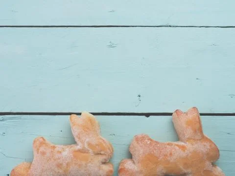 Sweet Easter bunnies Stock Photos