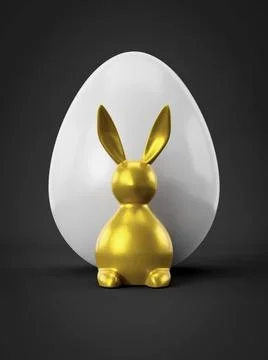 Sweet Easter decoration bunny with egg sweet Easter decoration bunny with ... Stock Photos