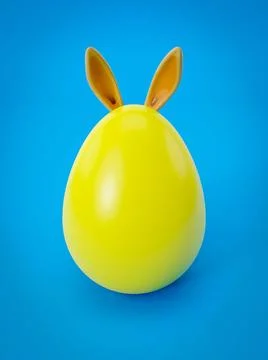 Sweet Easter decoration bunny with egg sweet Easter decoration bunny with ... Stock Photos