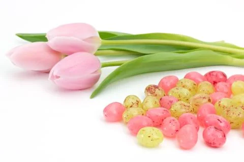 Sweet Easter eggs Foto stock