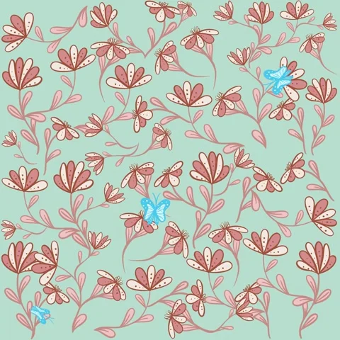 Sweet flora animation Stock Footage 299663166