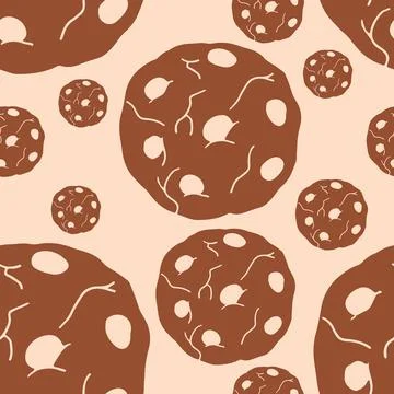 Sweet Food Seamless Pattern Stock Illustration