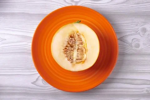 Sweet fresh melon Stock Photos