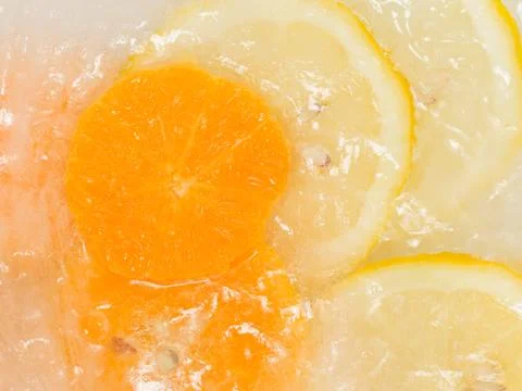 Sweet fruit ice Stock Photos