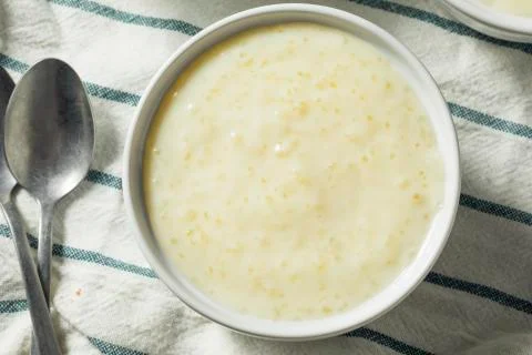 Sweet Homemade Tapioca Pudding Stock Photos