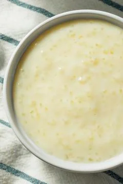 Sweet Homemade Tapioca Pudding Stock Photos