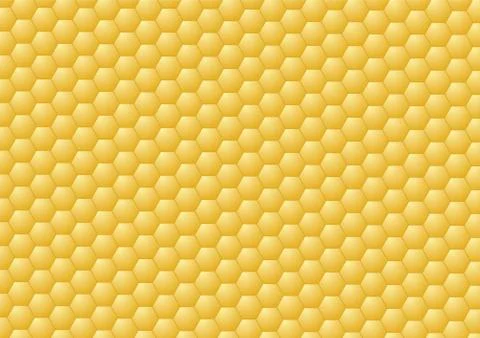 Sweet honeycomb pattern. Vector background, eps 10 Stock Illustration