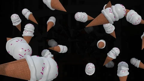 Sweet Ice cream Background 스톡 동영상 280120232