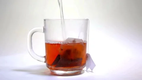 Sweet iced tea and tea garden Stock Footage 265953637