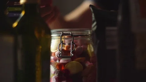 Sweet Jar Stock Footage 80001479
