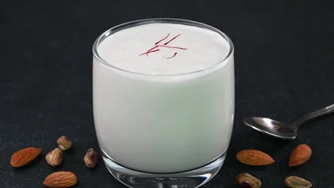 Sweet lassi drink Stockbeeldmateriaal 308315418