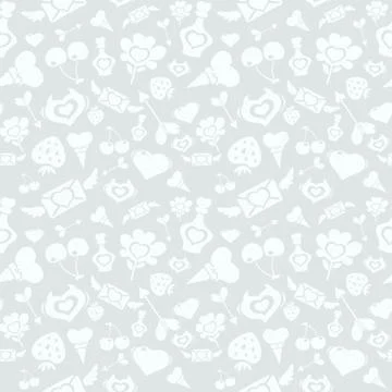 Sweet Light Valentine Pattern Stock Illustration