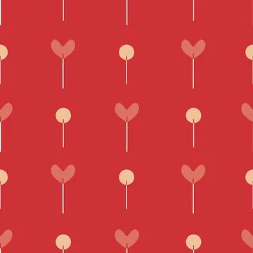Sweet lollipops seamless vector pattern Illustrazione stock