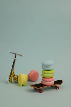 Sweet macaroons Stock Photos