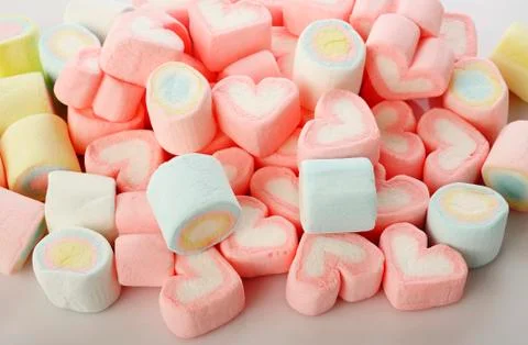 Sweet marshmallow Stock Photos