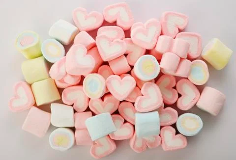 Sweet marshmallow Stock Photos