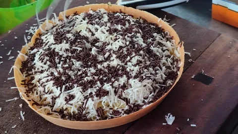 Sweet Martabak Manis Stock Footage 325692712