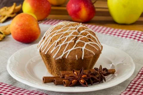 The sweet muffin 库存照片