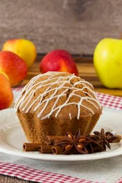 The sweet muffin 库存照片