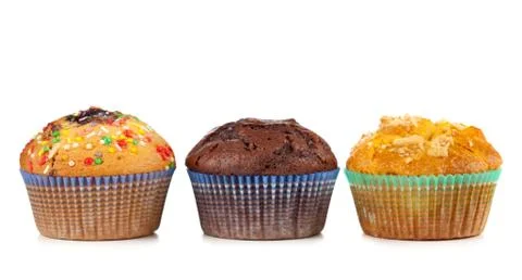 Sweet muffins Stock Photos
