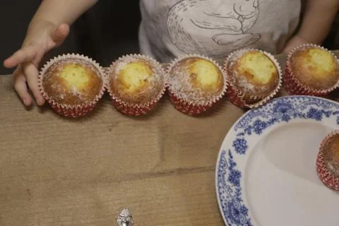 Sweet muffins Stock Photos