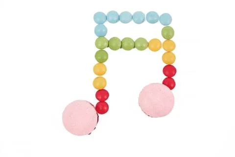 Sweet musical note Stock Photos