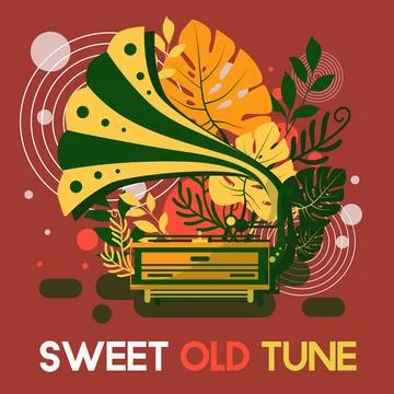 Sweet Old Tune Stock Illustration