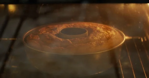 Sweet in the oven Stock Footage 129163300