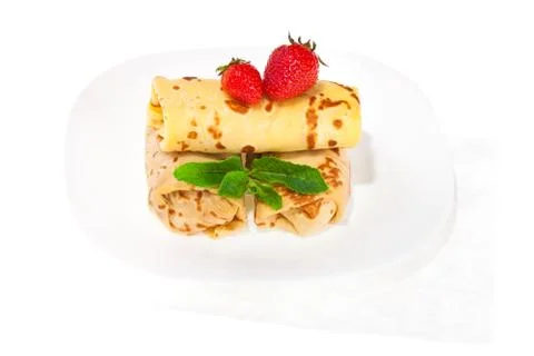 Sweet pancakes Fotos Stock