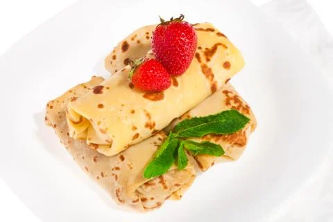 Sweet pancakes Stockfoto's