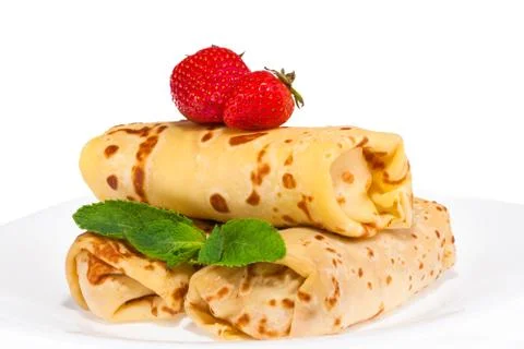 Sweet pancakes Fotos Stock