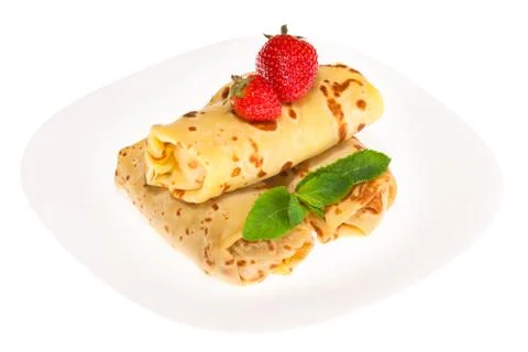 Sweet pancakes Fotos Stock