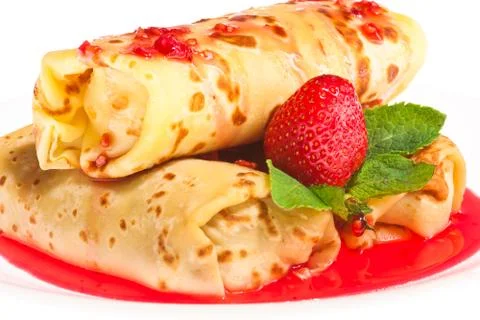 Sweet pancakes Stock-Fotos