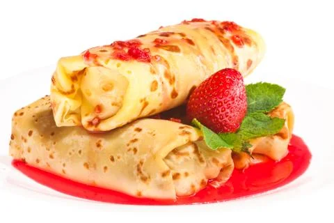 Sweet pancakes Stock Photos