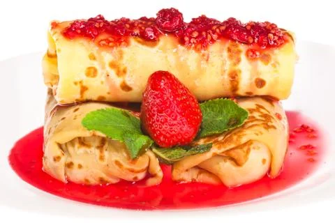 Sweet pancakes Stock-Fotos