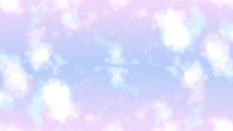Sweet pastel color of a cloud moving for a background. Stock Footage 346532673