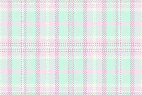 Sweet pastel plaid pattern in pink and mint green. Perfect for textile design イラスト素材