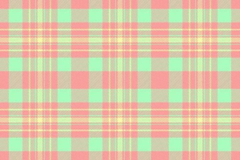 Sweet pastel plaid pattern in soft pinks, mint greens, and pale yellows.  Ide イラスト素材