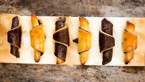 Sweet pastries Stock Photos