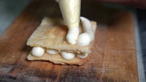 Sweet Pastry Stock Footage 222208581