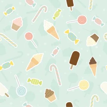 Sweet pattern. Stock Illustration