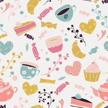 Sweet pattern Stock Illustration
