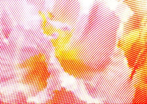 Sweet pattern in the yellow and pink colours pastel Illustrazione stock