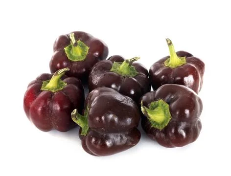 Sweet pepper in studio Fotos Stock
