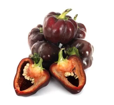 Sweet pepper in studio Stock Photos